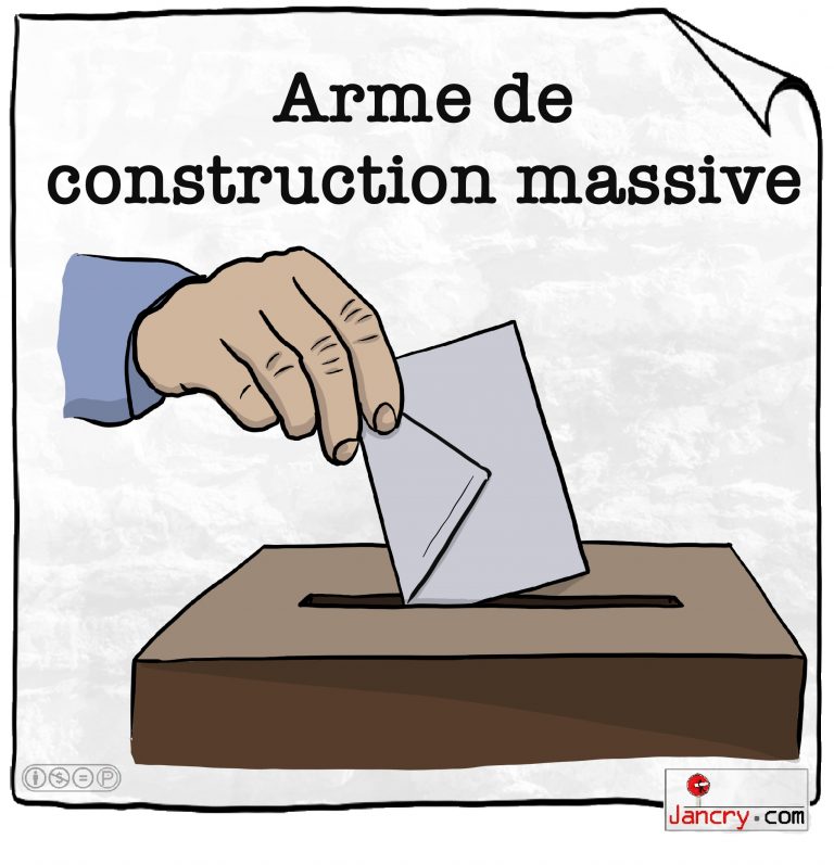 Démocratie : arme de construction massive