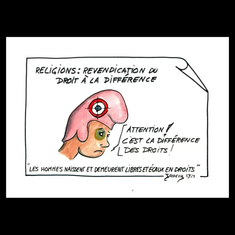 Droit à la différence = différence des droits...